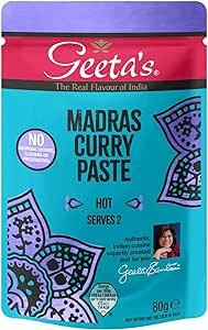 Geeta's Madras Curry Paste 12x80g