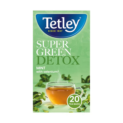 Tetley Super Green Detox  Mint Tea Bag 4x20x2g