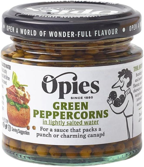Opies Green Peppercorns in Lightly Salted Water 115g
