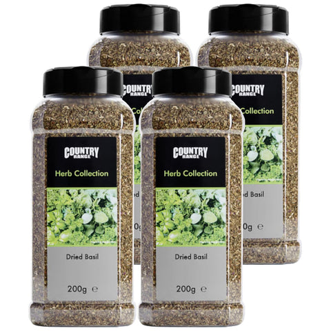 Country Range Dried Basil - 4x200g