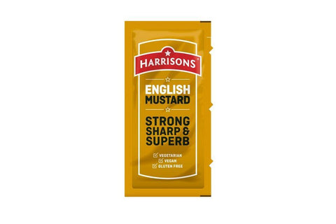 Harrisons English Mustard Sachets 200x5g