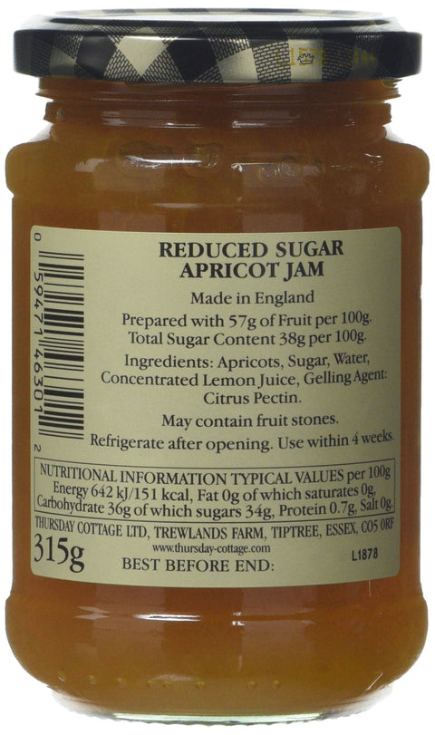 Thursday Cottage Reduced Sugar Apricot 6x315g