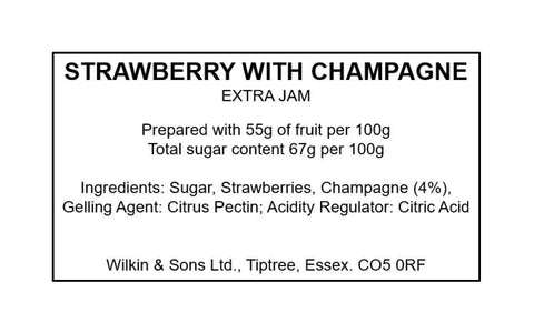 Tiptree Strawberry with Champagne Conserve 6x340g