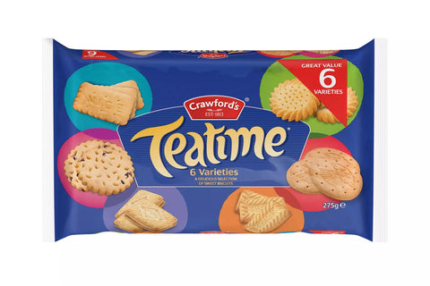 Crawford's Teatime Biscuits Assortment Selection 10x275g