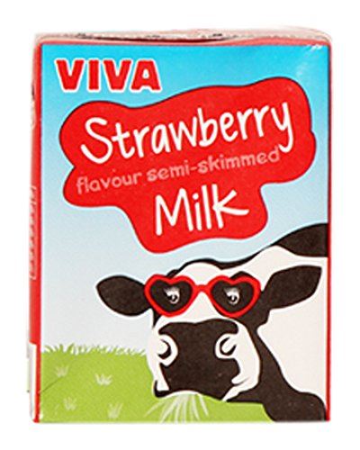 Viva Strawberry Milk 27x200ml