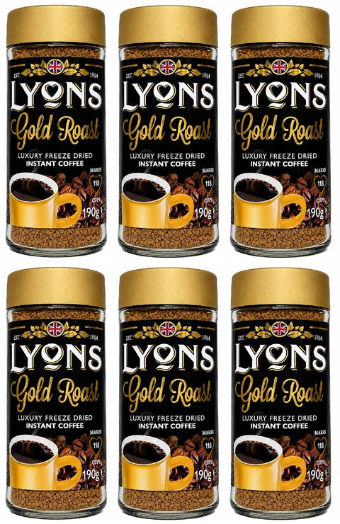 Lyons Gold Roast  6x190g