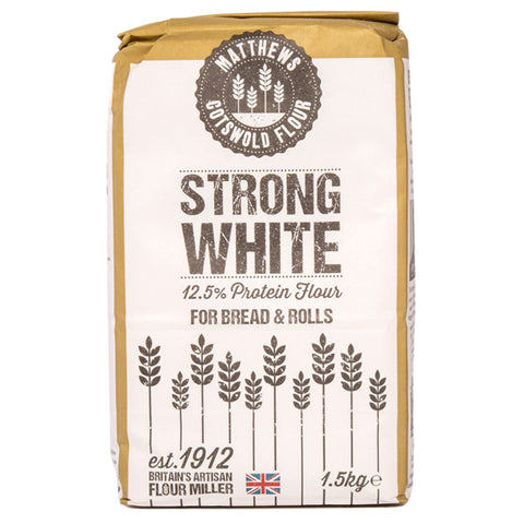 Matthews Cotswold Strong White Flour 5x1.5kg