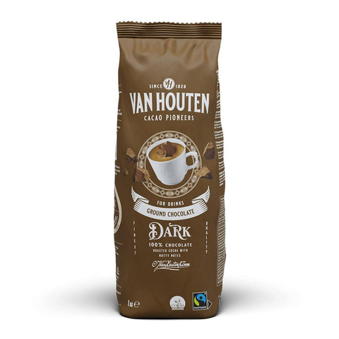 Van Houten Ground Dark Ground Dark Chocolate 1kg