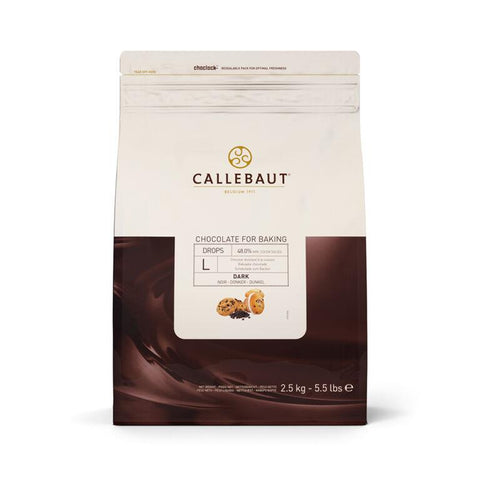 Callebaut Baking Drops Dark Chocolate Chips 2.5kg