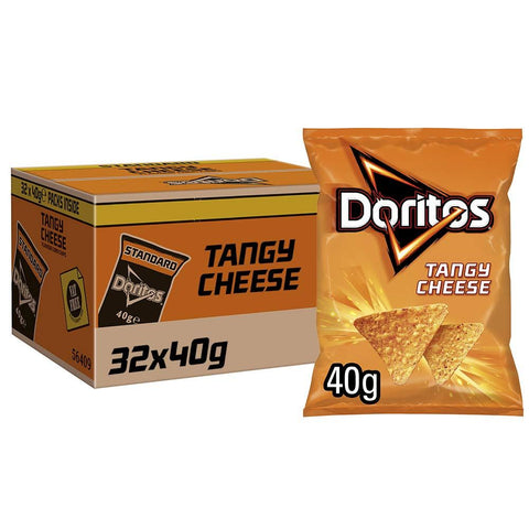 Doritos Tangy Cheese Tortilla Chips 32x40g