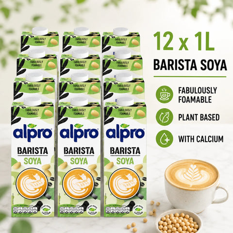 Alpro Barista Soya 1 Litre Resealable Cartons
