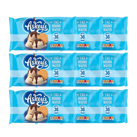 Askeys Treat Round Wafers 9 x 60g Packs