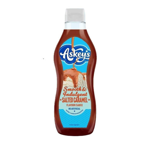 Askeys Treat Salted Caramel Dessert Topping 1kg bottle, single unit product shot