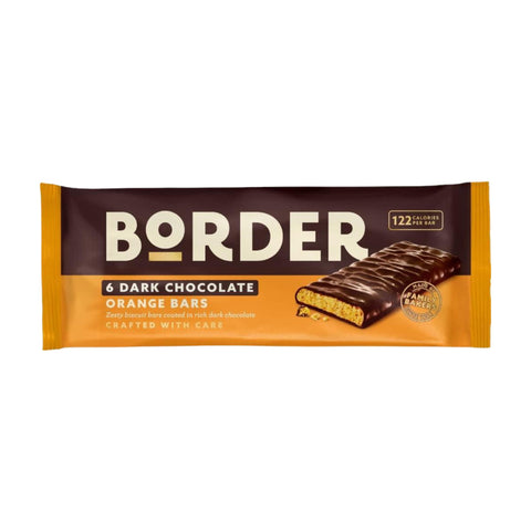 Borders Dark Chocolate Orange Bars 144g