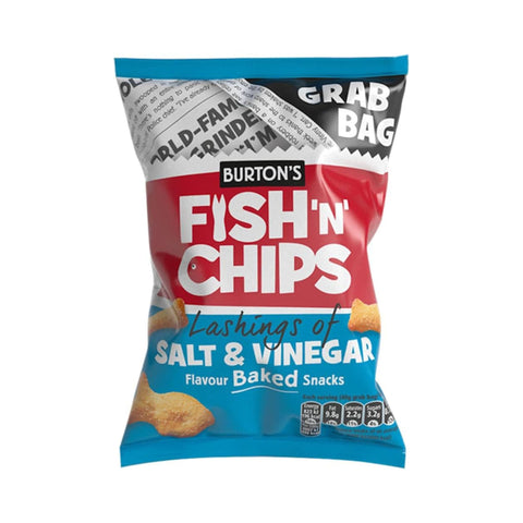 Burton's Fish 'n' Chips Salt & Vinegar Grab Bag 30x40g