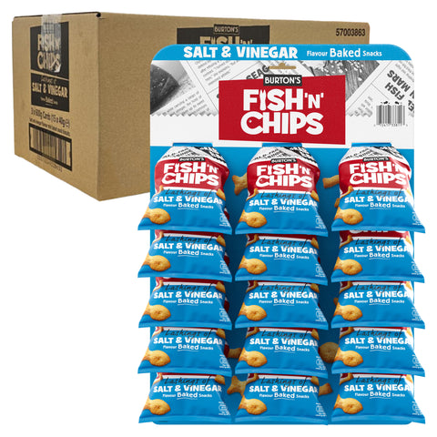 Burton’s Fish ‘N’ Chips Pub Card 40g Bags