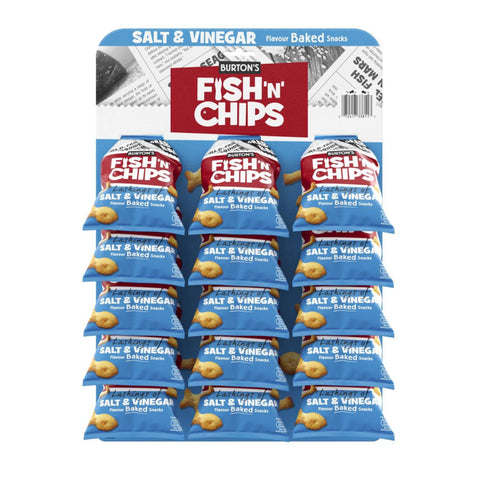 Burton’s Fish ‘N’ Chips Pub Card with 40g Bags