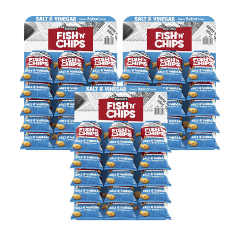 Burton’s Fish ‘N’ Chips Pub Card with 3x 15 40g Bags