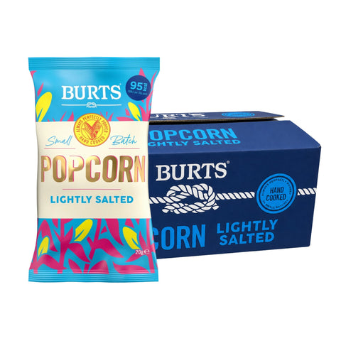 Burts Popcorn Lightly Salted 24 x 20g Packs (Boxed)