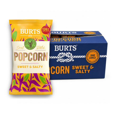 Burts Popcorn Sweet & Salty 24 x 28g Packs