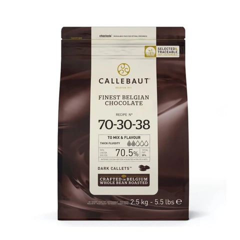 Callebaut Dark Chocolate Callets 70-30-38 70.5% 2.5kg