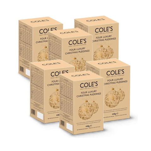 Cole's Luxury Christmas Selection Boxes - 6 Boxes of 4 (24 in Total)