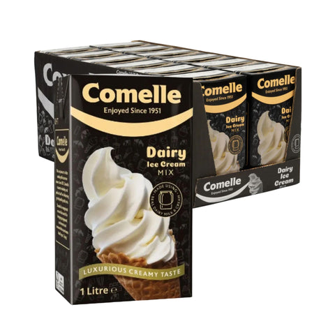 Comelle Dairy Ice Cream Soft Serve Mix 1 Litre Packs