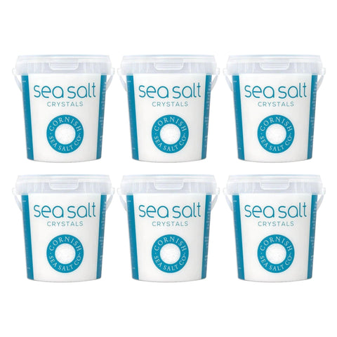 Cornish Sea Salt Original Sea Salt 6 x 500g Pots