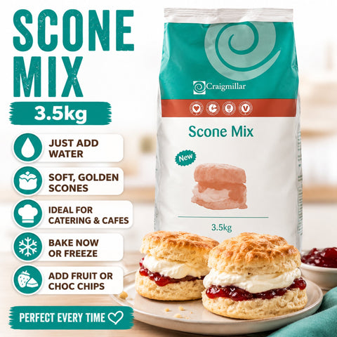 Craigmillar Scone Mix 1 x 3.5kg Bag features and benefits