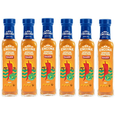 Encona Peri Peri Sauce (African) 6 x 142ml Bottles