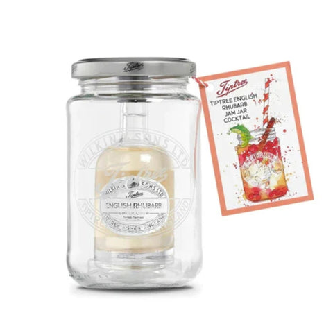 English Rhubarb Gin Jam Jar (Single)