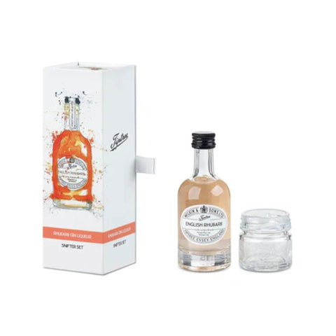 English Rhubarb Gin Liqueur Snifter Box 5cl