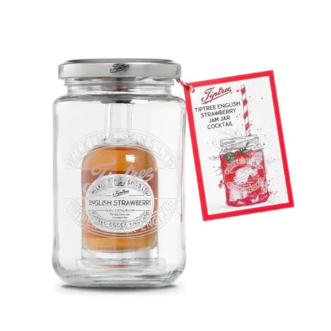 English Strawberry Gin Jam Jar (Single)