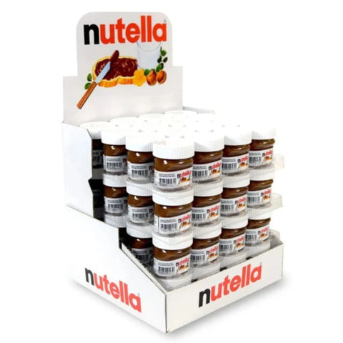 Ferrero Nutella Glass Mini Jars 64 x 25g Jars