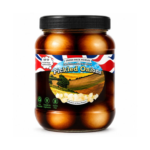 Fresh Packes Pickles Pickled Onions In Dark Vinegar 2.25kg