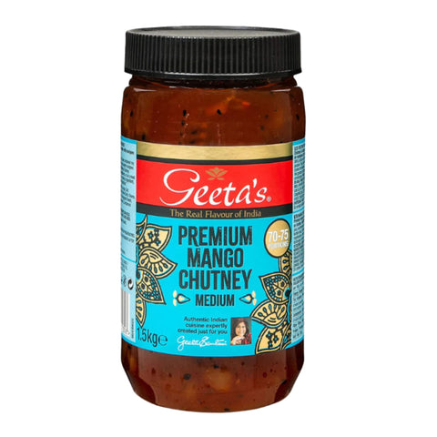 Geetas Premium Mango Chutney 1.5kg