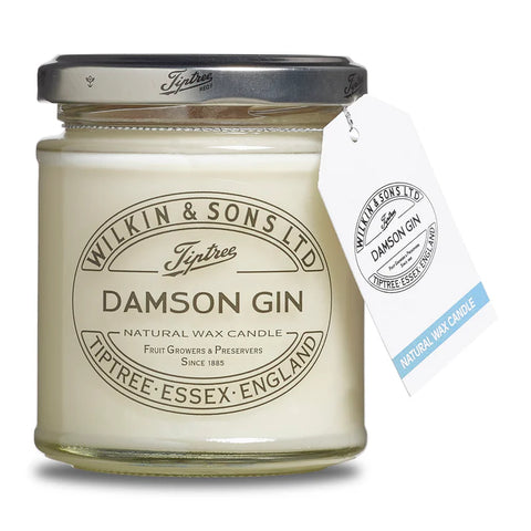 Damson Gin Jam Jar Natural Wax Candle 135g