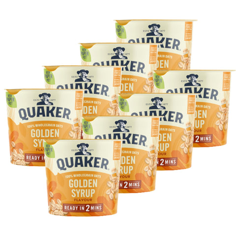 Quaker Oat So Simple Golden Syrup Porridge Pot 8x57g