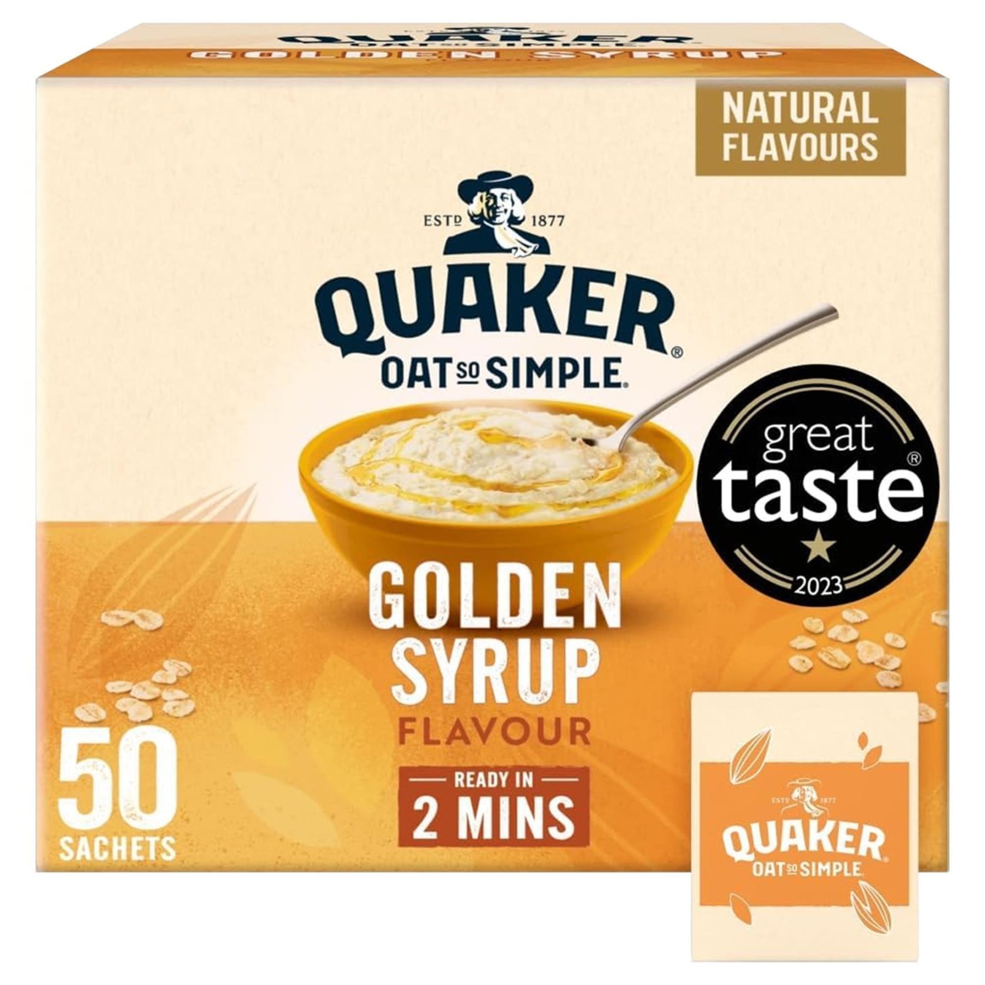 Quaker Oat So Simple Golden Syrup Porridge 50 x 36g Sachets – Universal ...