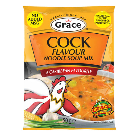 Grace Cock Flavour Noodle Soup Mix 12x50g