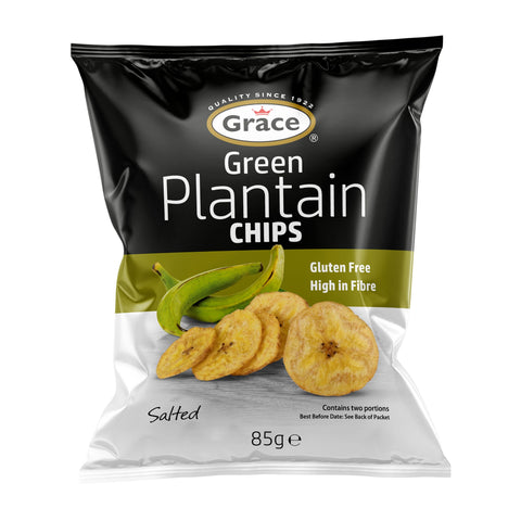 Grace Green Plantain Chips 9x85g
