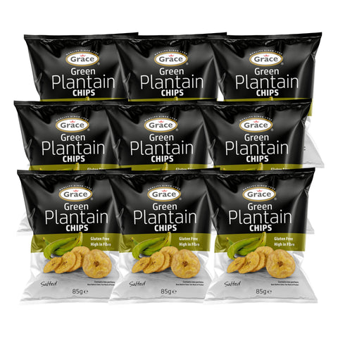 Grace Green Plantain Chips 9x85g