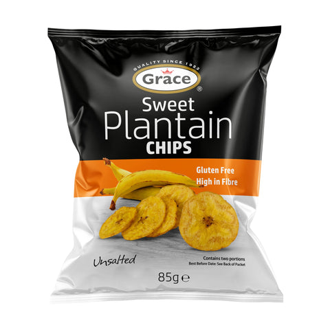 Grace Sweet Plantain Chips 12x85g