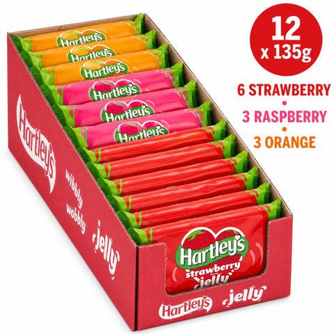 Hartley's Mixed Tablet Jelly 12 x 135g Packs