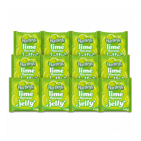 Hartley's Lime Jelly Cubes 12 x 135g Packs