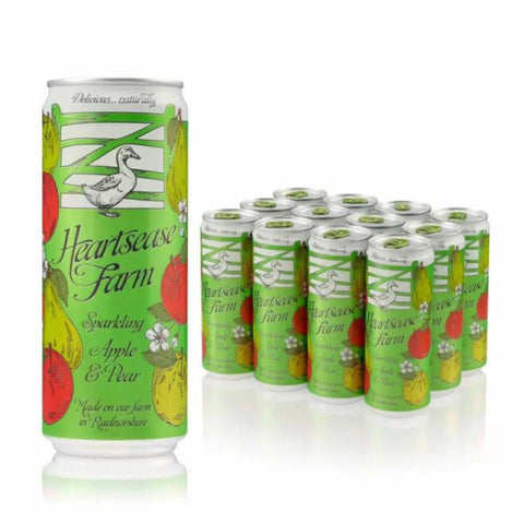 Heartsease Farm Sparkling Apple & Pear 12 x 330ml Cans