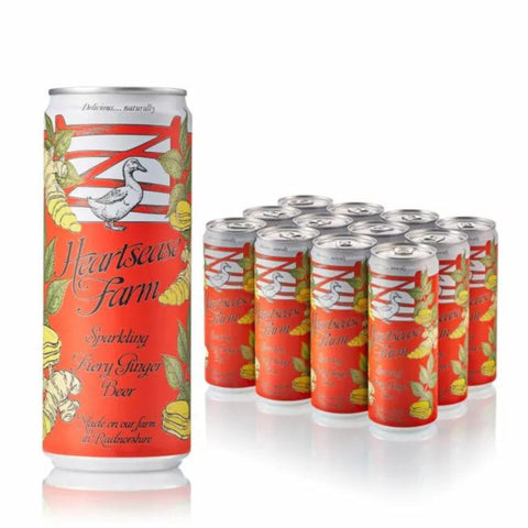 Heartsease Farm Sparkling Ginger Beer 12 x 330ml Cans