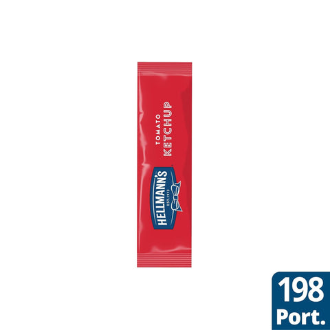 Hellmann's Gluten Free Tomato Ketchup Portions 198x10ml