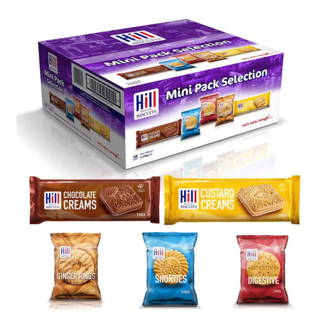 Hill Biscuits Mini Packs Selection - 100 Packs