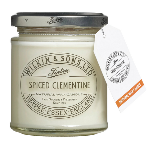 Spiced Clementine Jam Jar Natural Wax Candle 135g